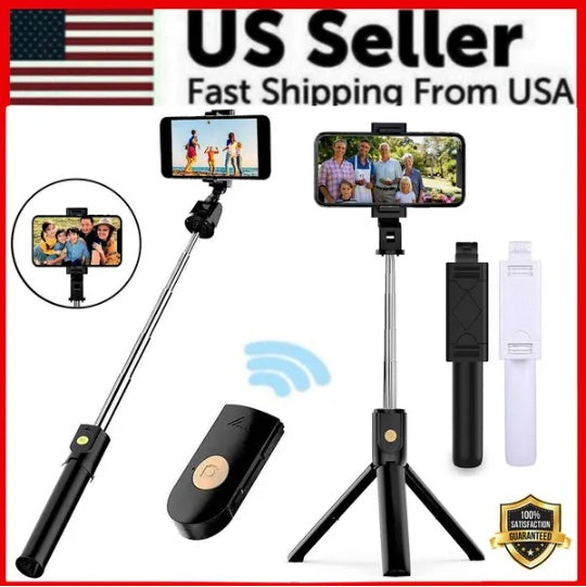 Selfie Stick Tripod Remote Desktop Stand Cell Phone Holder For    US
