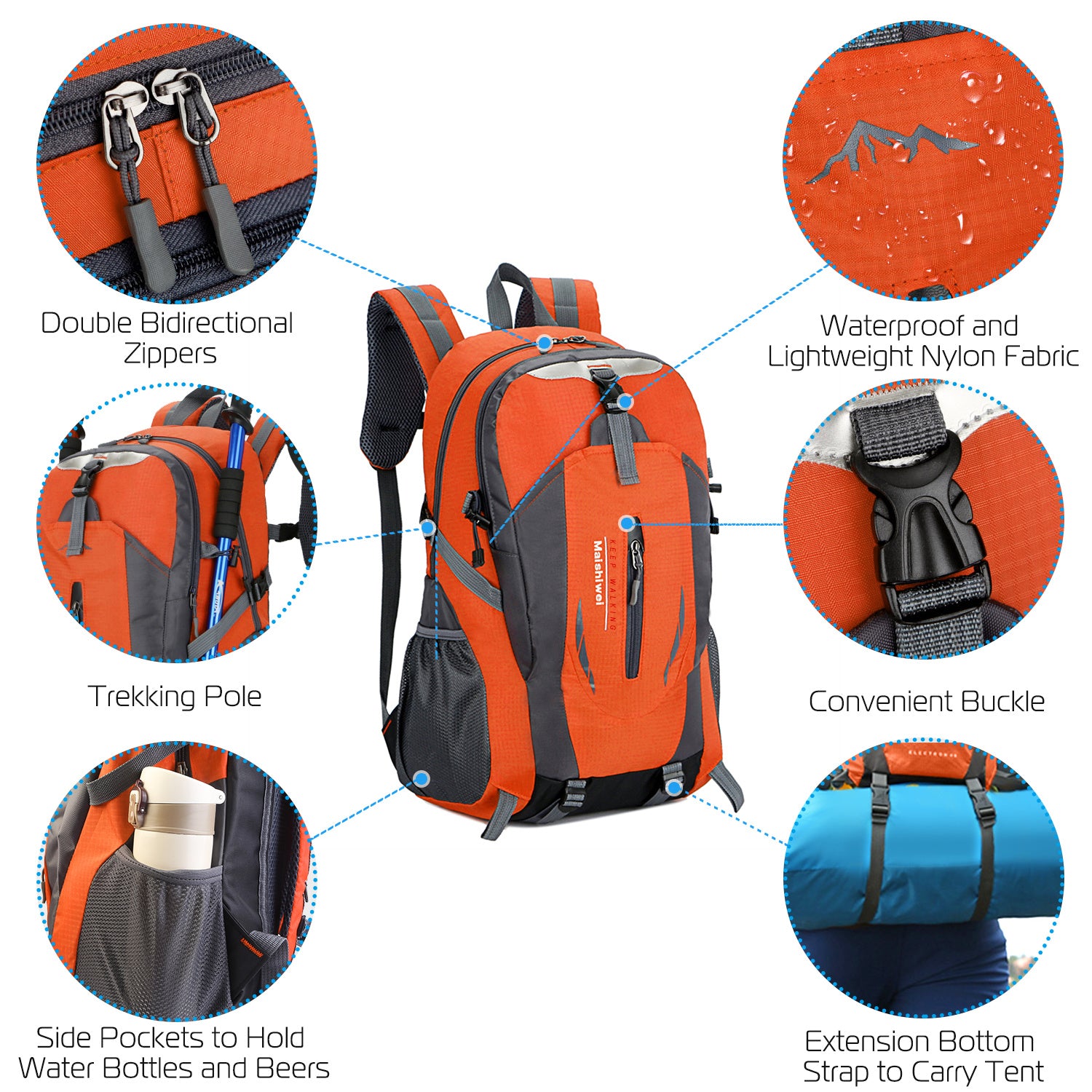 Travel Ready Outdoor Backpack for Daily and Outdoor Use